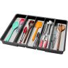 imagemadesmart Classic Large Utensil Tray Soft Grip NonSlip Kitchen Drawer MultiPurpose Home Organization BPA Free GraniteGranite