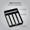 imagemadesmart Classic Mini Silverware Tray Soft Grip NonSlip Kitchen Drawer Organizer 5 Compartments MultiPurpose Home Organization BPA Free GraniteGranite