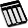 imagemadesmart Classic Mini Silverware Tray Soft Grip NonSlip Kitchen Drawer Organizer 5 Compartments MultiPurpose Home Organization BPA Free GraniteGranite