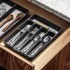 imagemadesmart Classic Mini Silverware Tray Soft Grip NonSlip Kitchen Drawer Organizer 5 Compartments MultiPurpose Home Organization BPA Free GraniteGranite