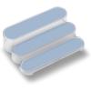 imagemadesmart Clear Shelf Organizer  Blue  BATH COLLECTION  3Tier Cabinet or Countertop Organizer  Softgrip Lining and Nonslip Fee  BPAFree