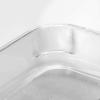 imagemadesmart Clear Soft Grip 14x4 Bin Organizer 1425quot x 369quot Lt Grey1425 x 37 x 2