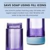 imagemadesmart Foaming Soap PumpSINKWARE Collection EcoFriendly Ergonomically Designed SoftGrip Base ampamp BPAFree 1 Count Pack of 1 Gray