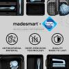 imagemadesmart Premium Antimicrobial Classic Mini Utensil Tray Soft Grip NonSlip Kitchen Drawer MultiPurpose Home Organization EPA Certified 2 Compartments CarbonPremiumCarbon