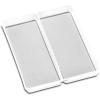 imagemadesmart Premium Antimicrobial Classic Mini Utensil Tray Soft Grip NonSlip Kitchen Drawer MultiPurpose Home Organization EPA Certified 2 Compartments CarbonPremiumWhite