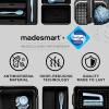imagemadesmart Premium Antimicrobial Classic Mini Utensil Tray Soft Grip NonSlip Kitchen Drawer MultiPurpose Home Organization EPA Certified 2 Compartments CarbonPremiumWhite