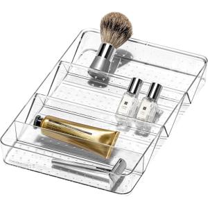 imageSmall Shallow Tray with Angled Dividers Clear  madesmart82 x 122 x 16