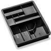 imageMadesmart 23Compartment Original Junk Drawer Organizer Tray Plastic Multipurpose Storage Bin for Drawers GranitePremiumGranite