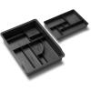 imageMadesmart 23Compartment Original Junk Drawer Organizer Tray Plastic Multipurpose Storage Bin for Drawers GranitePremiumGranite