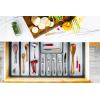 imageMadesmart Plastic Multipurpose Storage Organizer Bin for Drawers LowProfile Storage Bin Drawer Organizer Granite Pack of 1