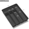 imagemadesmart Small 5 Compartment Silverware Tray OPPWhite OrganizerGranite