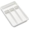 imagemadesmart Small 5 Compartment Silverware Tray OPPWhite OrganizerWhite