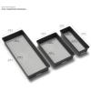 imagemadesmart Tray Set of 3 White PremiumWhitePremiumGranite
