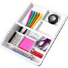imageMadesmart 23Compartment Original Junk Drawer Organizer Tray Plastic Multipurpose Storage Bin for Drawers GraniteWhite