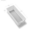 imageMadesmart Organizer Bin NonSkid Feet 155quot X 66quot X 21quot Plastic White With GrayWhite