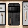 imageMadesmart Premium Antimicrobial Classic Large Knife Mat SoftGrip NonSlip Drawer LongLasting Home Organization EPA Certified CarbonPremiumCarbon