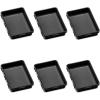 imagemadesmart Antimicrobial 8Piece Interlocking Bin Pack Customizable MultiPurpose Drawer One Home Organization EPA Certified WhitePremium Carbon