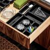 imagemadesmart Antimicrobial 8Piece Interlocking Bin Pack Customizable MultiPurpose Drawer One Home Organization EPA Certified WhitePremium Carbon