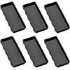 imagemadesmart Antimicrobial 8Piece Interlocking Bin Pack Customizable MultiPurpose Drawer One Home Organization EPA Certified WhitePremium Carbon