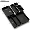 imagemadesmart Antimicrobial 8Piece Interlocking Bin Pack Customizable MultiPurpose Drawer One Home Organization EPA Certified WhitePremium Carbon