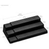 imagemadesmart Antimicrobial Expandable Shelf SoftGrip NonSlip Cabinet MultiPurpose Home Organization EPA Certified CarbonCarbon