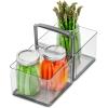 imagemadesmart Fridge Portable ToteCondiment Caddy 1219 x 569 x 438 in 3096 x 1445 x 1111 cm Light Grey