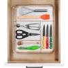 imagemadesmart Gadget Tray  Light Grey  Clear Soft Grip Collection  4compartment  Softgrip Lining  Nonslip Feet  BPAfree