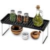 imagemadesmart Large Stacking Shelf  Clear  CABINET COLLECTION  Organizer for Cabinet or Counter  Collapsible Legs for Storage  Nonslip Rubber Feet  BPA FreeCarbon