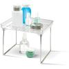 imagemadesmart Large Stacking Shelf  Clear  CABINET COLLECTION  Organizer for Cabinet or Counter  Collapsible Legs for Storage  Nonslip Rubber Feet  BPA FreeClear