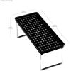 imagemadesmart Large Stacking Shelf  Clear  CABINET COLLECTION  Organizer for Cabinet or Counter  Collapsible Legs for Storage  Nonslip Rubber Feet  BPA FreeCarbon