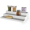 imagemadesmart Shelf Organizer  White  CABINET COLLECTION  3Tier Cabinet Pantry or Countertop Organizer  Softgrip Lining and Nonslip Fee  BPAFree