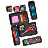 imagemadesmart 8Piece Interlocking Bin PackCarbon Collection Customizable MultiPurpose Storage Durable Easy to Clean ampamp BPAFree
