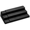 imagemadesmart Antimicrobial Expandable Shelf SoftGrip NonSlip Cabinet MultiPurpose Home Organization EPA Certified CarbonCarbon