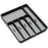 imagemadesmart Classic Large Silverware Tray  Granite CLASSIC COLLECTION  6Compartments Kitchen Drawer Organizer  SoftGrip Lining and NonSlip Rubber Feet  BPAFreeClassic 6 Compartment Pack of 6