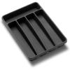 imagemadesmart Value Mini Silverware Tray  Granite  VALUE COLLECTION  5Compartments  Kitchen Cutlery and Flatware Organizer Easy to Clean  BPAFree
