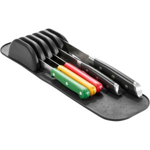 imageMadesmart Premium Antimicrobial Classic Large Knife Mat SoftGrip NonSlip Drawer LongLasting Home Organization EPA Certified CarbonCarbon