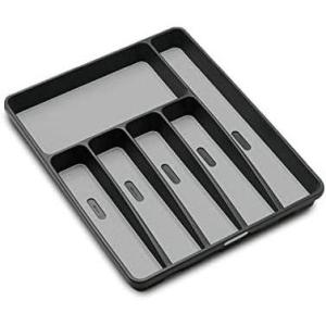 imagemadesmart Classic Large Silverware Tray  Granite CLASSIC COLLECTION  6Compartments Kitchen Drawer Organizer  SoftGrip Lining and NonSlip Rubber Feet  BPAFreeClassic 6 Compartment Pack of 6
