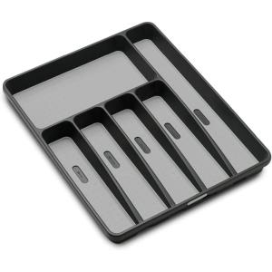imagemadesmart Classic Large Silverware Tray  Granite CLASSIC COLLECTION  6Compartments Kitchen Drawer Organizer  SoftGrip Lining and NonSlip Rubber Feet  BPAFreeClassic 6 Compartment