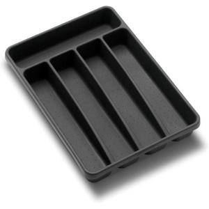imagemadesmart Value Mini Silverware Tray  Granite  VALUE COLLECTION  5Compartments  Kitchen Cutlery and Flatware Organizer Easy to Clean  BPAFree