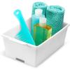 imagemadesmart Classic Collection Storage Basket for Organizing Cabinet Closet Pantry and More Small 1210 L x 810 W x 400 H WhiteClassic White