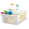 imagemadesmart Classic Collection Storage Basket for Organizing Cabinet Closet Pantry and More Small 1210 L x 810 W x 400 H WhiteClassic White