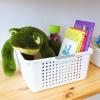 imagemadesmart Classic Collection Storage Basket for Organizing Cabinet Closet Pantry and More Small 1210 L x 810 W x 400 H WhiteClassic White