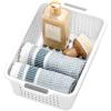 imagemadesmart Classic Collection Storage Basket for Organizing Cabinet Closet Pantry and More Small 1210 L x 810 W x 400 H WhiteWhite