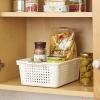 imagemadesmart Classic Collection Storage Basket for Organizing Cabinet Closet Pantry and More Small 1210 L x 810 W x 400 H WhiteWhite