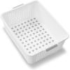 imagemadesmart Classic Collection Storage Basket for Organizing Cabinet Closet Pantry and More Small 1210 L x 810 W x 400 H WhiteWhite