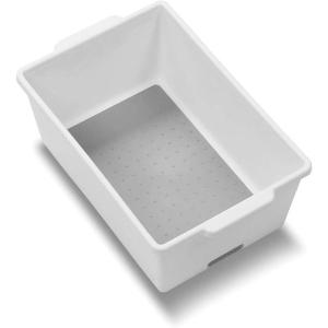 imagemadesmart Classic Collection Storage Basket for Organizing Cabinet Closet Pantry and More Small 1210 L x 810 W x 400 H WhiteClassic White