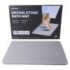 imageMadesmart Super Absorbent Diatomite Drying Stone Bath Mat Quick Drying Easy to Clean