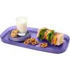 imageMadesmart Dipware Small Reusable Serving Tray for Appetizers and Snacks FoodSafe Small Appetizer Serving Platter with Removable Dip Bowl RedTranslucent Plum