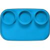 imageMadesmart Dipware 3Bowl Reusable Serving Tray for Appetizers and Snacks FoodSafe Appetizer Serving Platter with 3 Removable Dip Bowls OceanTranslucent Ocean