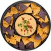 imagemadesmart Chip N Dip Dipware Bowl 2Piece Serving Set with Detachable Dip Bowl Durable Plastic Chip Tray for Entertaining Tabletop Snack Server Carbon